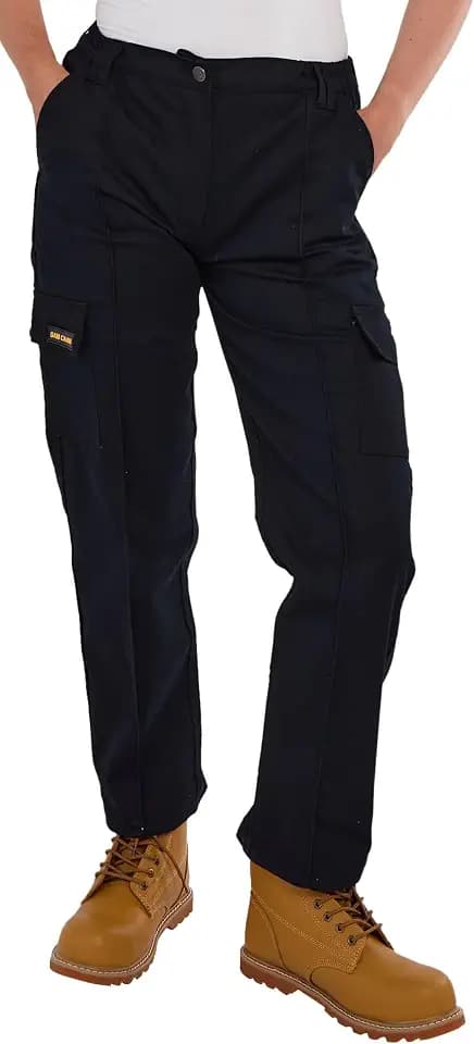 Damen-Arbeitshose, Cargo-Arbeitshose, mehrere Taschen, Arbeitskleidung, Sicherheitshose