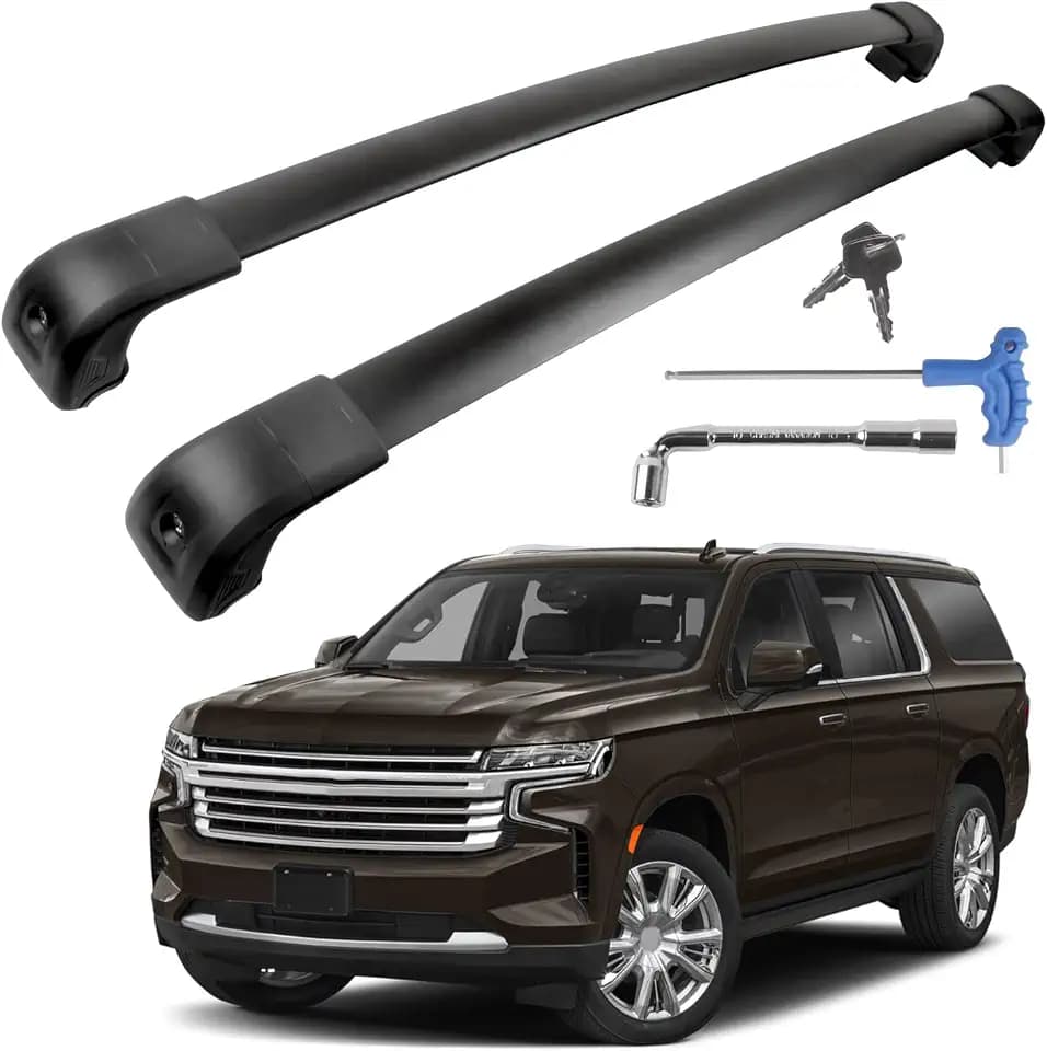 330LB Roof Rack Cross Bars Fit for 2021-2026 Suburban Tahoe Cargo Bars