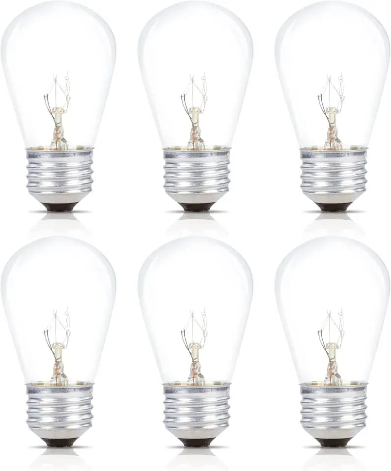 Simba Lighting S14 Replacement Bulb 11W 120V E26 Medium Base, 6 Pack