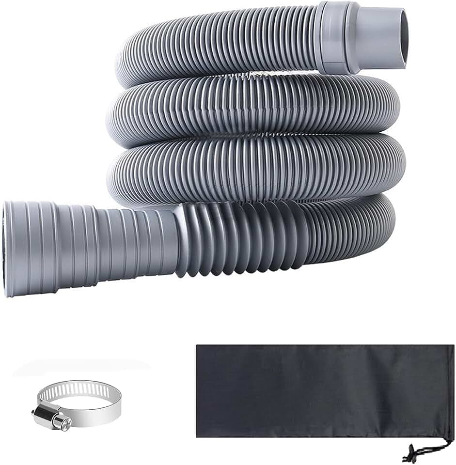 Wohnwagen-Abflussrohr, Wohnwagen-Zubehör, Wohnmobil-Abwasserschlauch, Wohnmobil-Teile und Zubehör, Wohnmobil-Abflussrohr-Adapter-Set, zusammenklappbares, flexibles und ausziehbares