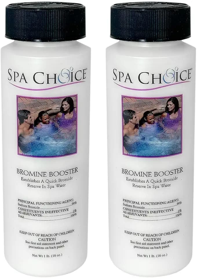 SpaChoice 1-lb 2-Pack Premium Bromine Booster, Sodium Bromide for Hot Tub