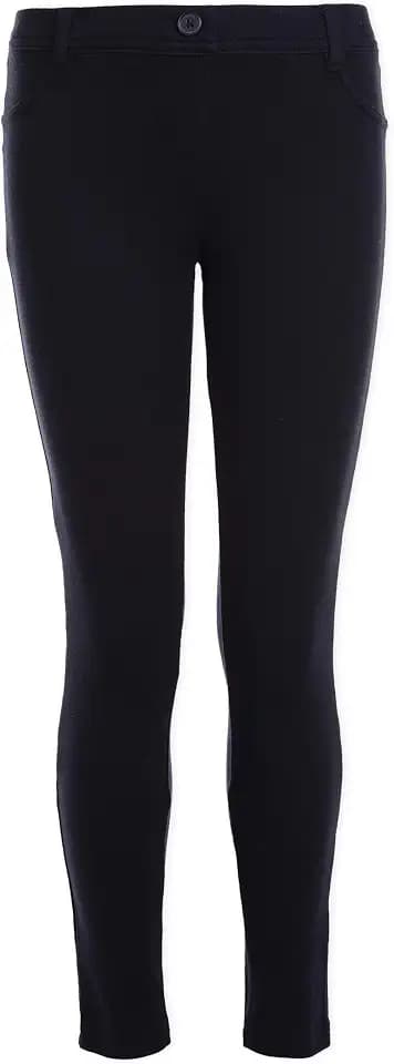 Nautica Girls' School Uniform Stretch Interlock Jegging