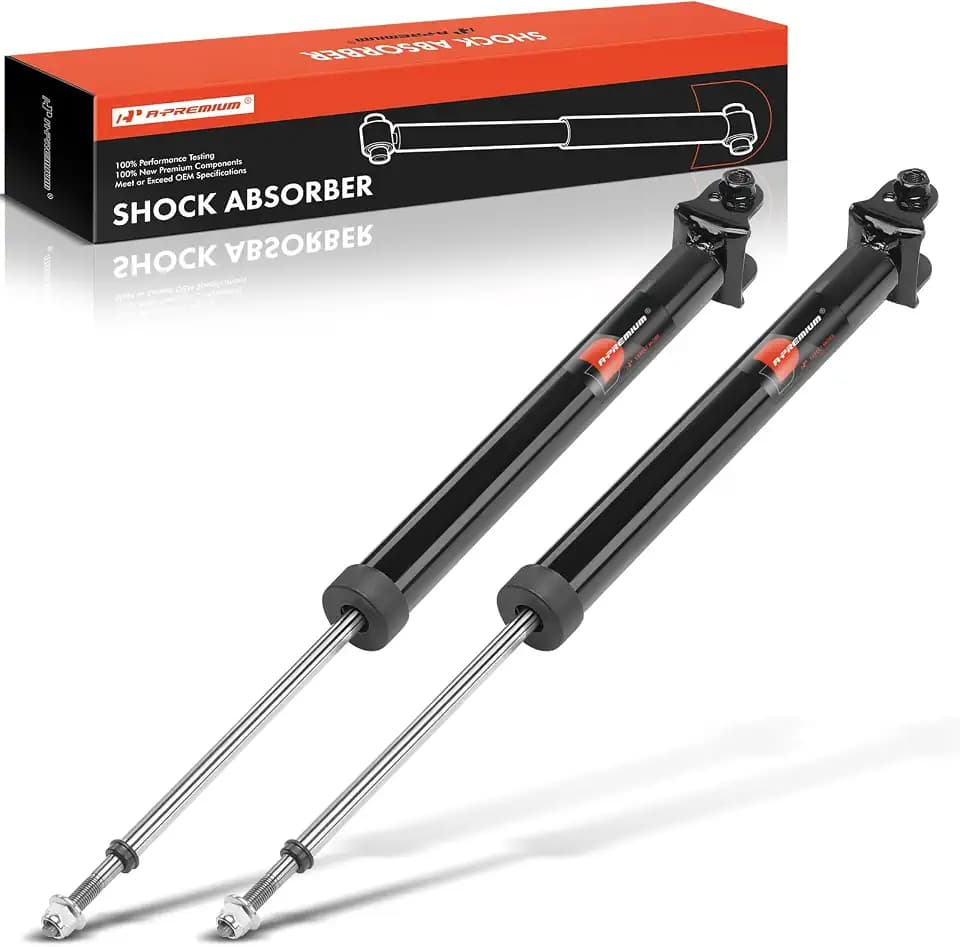A-Premium Rear Shock Absorbers, Set of 2 - Compatible with Nissan