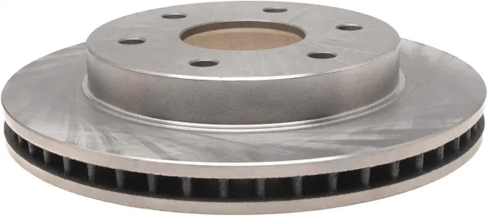 ACDelco Silver Non-Coated Front Brake Rotor 18A925A | GM 19241877 Brake Rotors for Select Cadillac Escalade, Chevy Silverado, Chevrolet Suburban, Tahoe, GMC Sierra, Yukon, and more