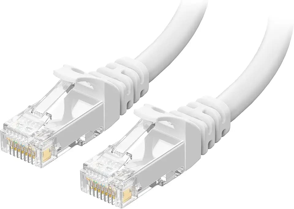 Cable Matters 10Gbps Snagless Cat 6 Ethernet Cable, 30ft, White
