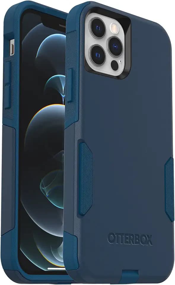 OtterBox Commuter Series Case for iPhone 12 & iPhone 12 Pro (Only) - Non-Retail Packaging - Bespoke Way (Blue)