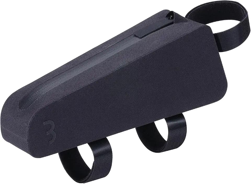 BBB Cycling Fahrradoberrohrtasche Fahrradrahmentasche I wasserdichte Fahrradrahmentasche I Bikepacking Fahrradrahmentasche I SealTank M BSB-62M, 0,55, Schwarz