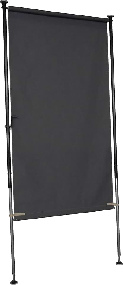 ANGERER Balkonsichtschutz Style dunkelgrau, 150 cm