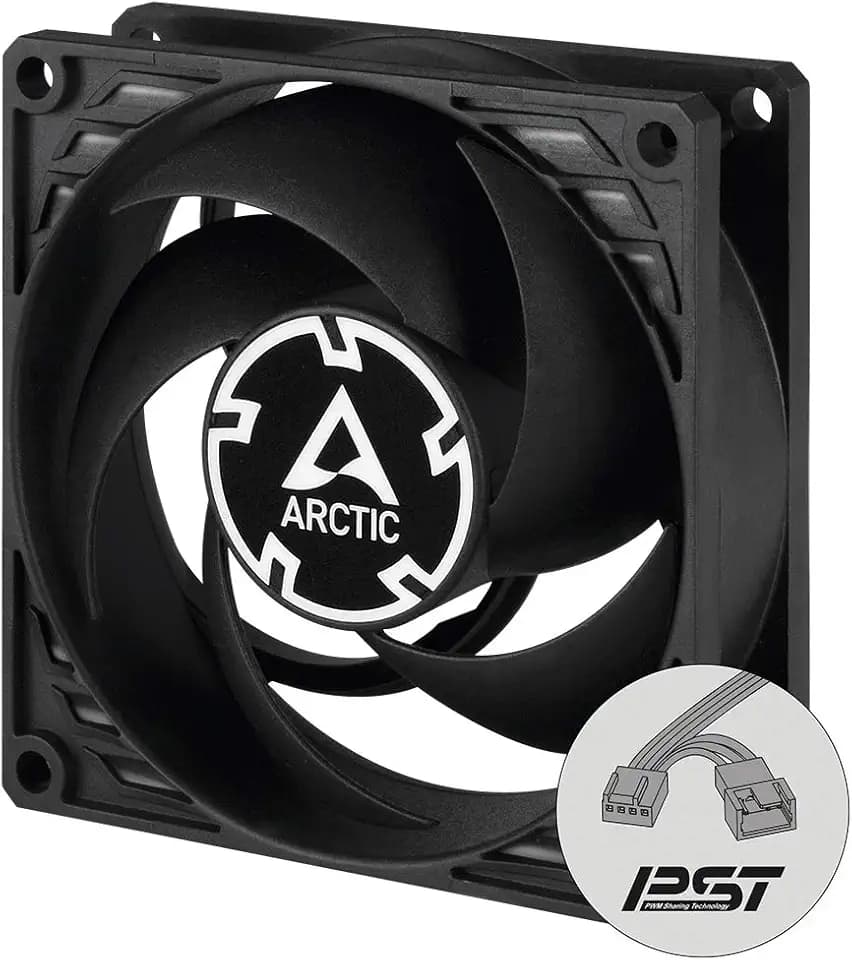 ARCTIC P8 PWM PST - PC Case Fan, 80mm Fan, PWM Sharing Technology (PST)