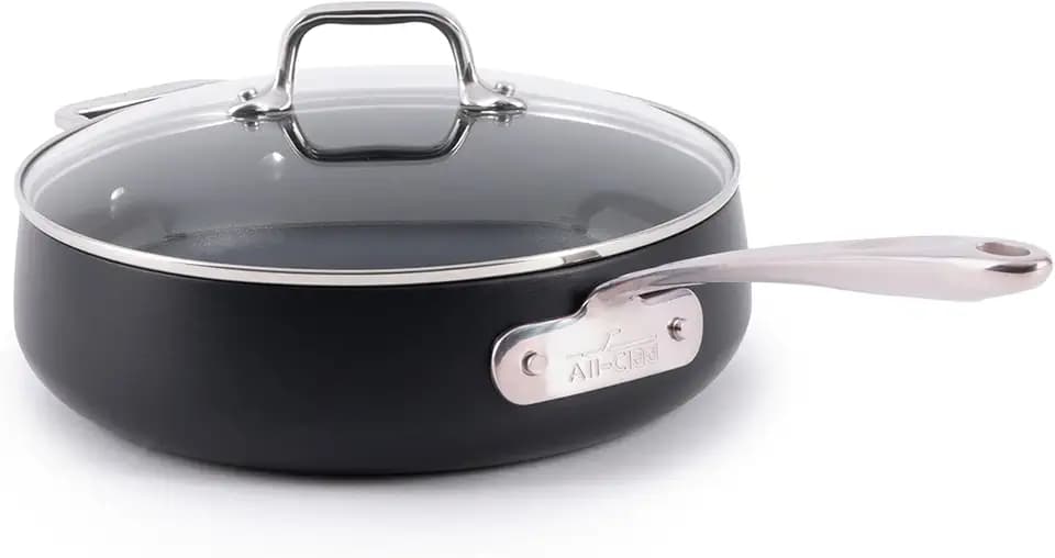 All-Clad HA1® Expert Nonstick 6 Qt. Sauté Pan with Lid, Induction Ready