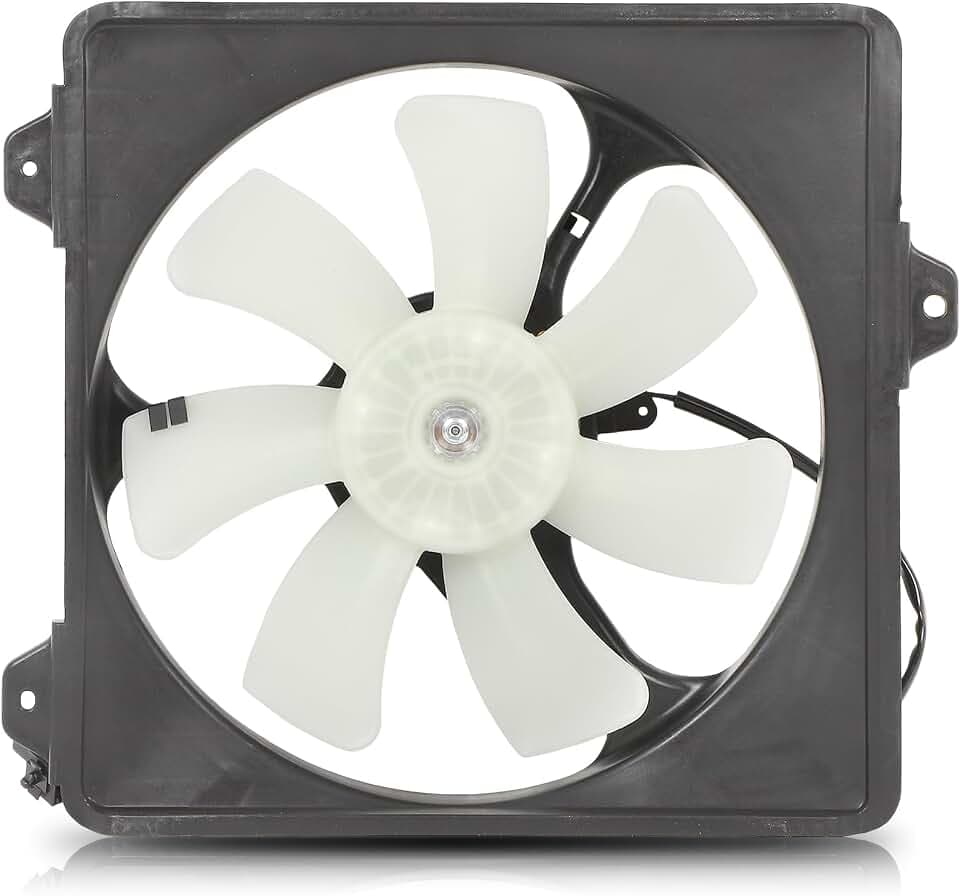 SCITOO A/C Condenser Fan Assemblyfor Toyota for RAV4 01-03 2.0L 04-05 2.4L