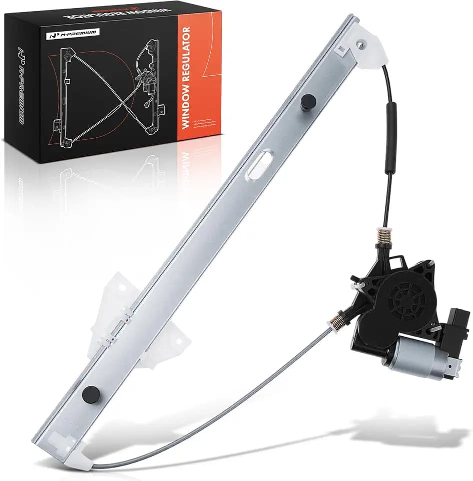 A-Premium Front Driver Side Power Window Regulator with Motor (2-Pin)