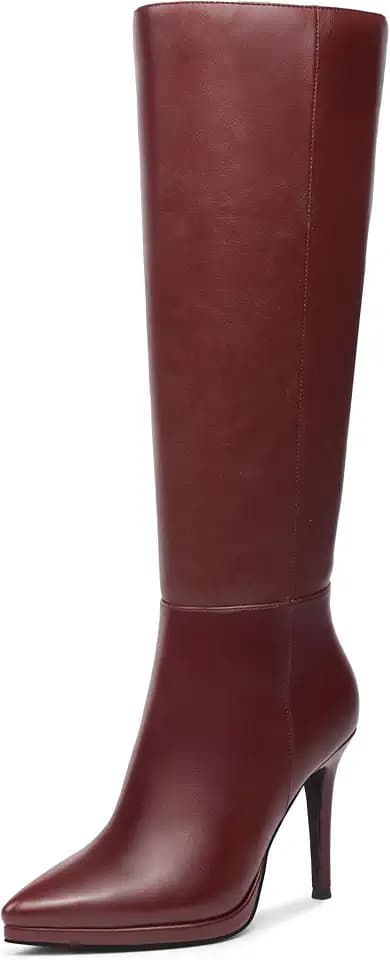 Knee High Boots for Women Platform Stiletto Heel