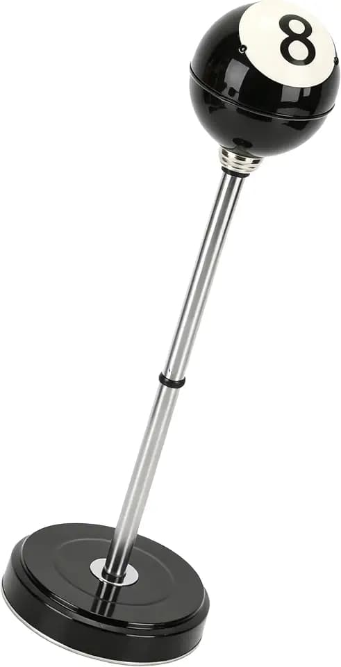 Relaxdays Standaschenbecher, höhenverstellbar 37,5-70 cm, schwarz/silber