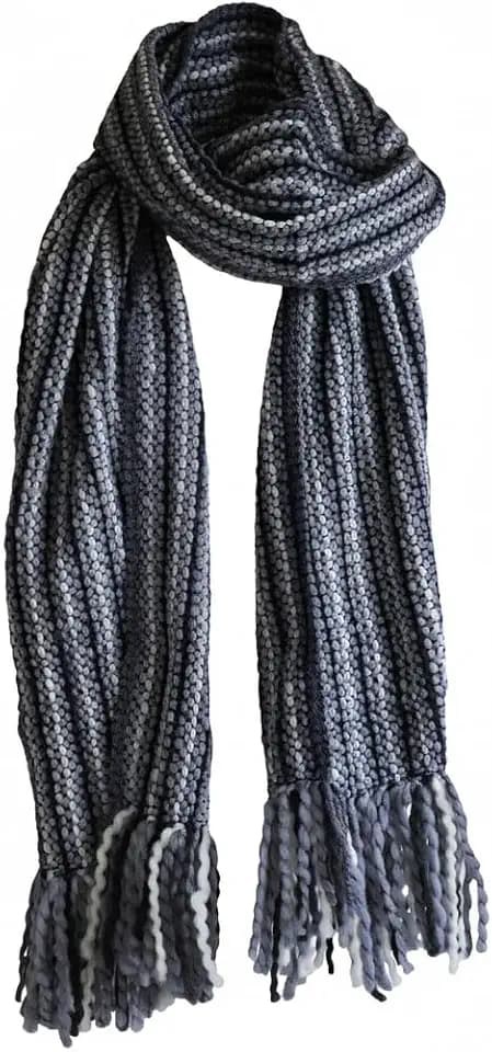 Tumia LAC 100% Wolle Schal Lange und warm, Handgefertigter Unisex Oversized Strickschal 230cm, Luxus Winter Geschenk für Damen Herren