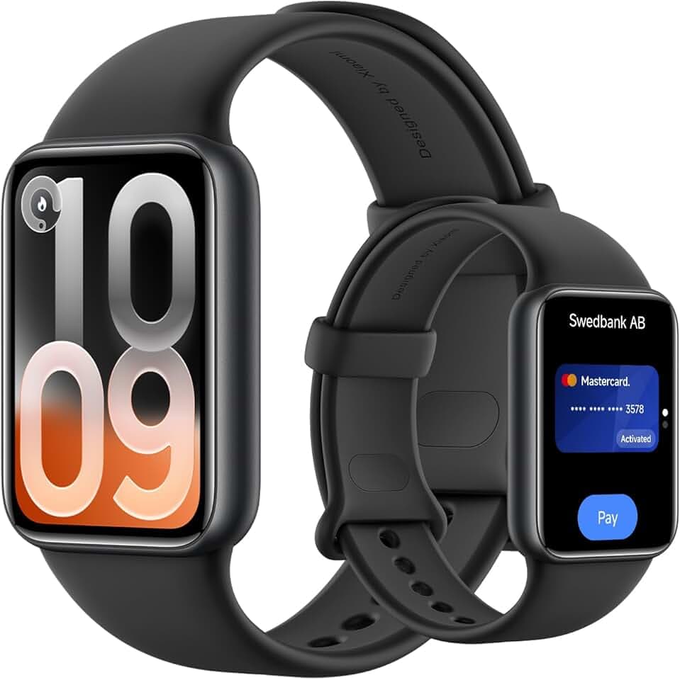 XIAOMI Smart Band 10 Pro NFC, Fitness-Armband, Schwarz