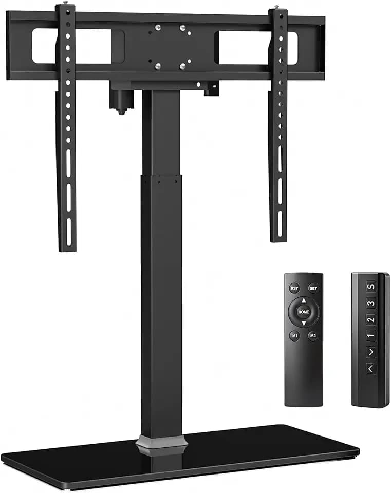 XINYAO Motorized TV Stand, Electric Height Adjustable Tabletop Mount