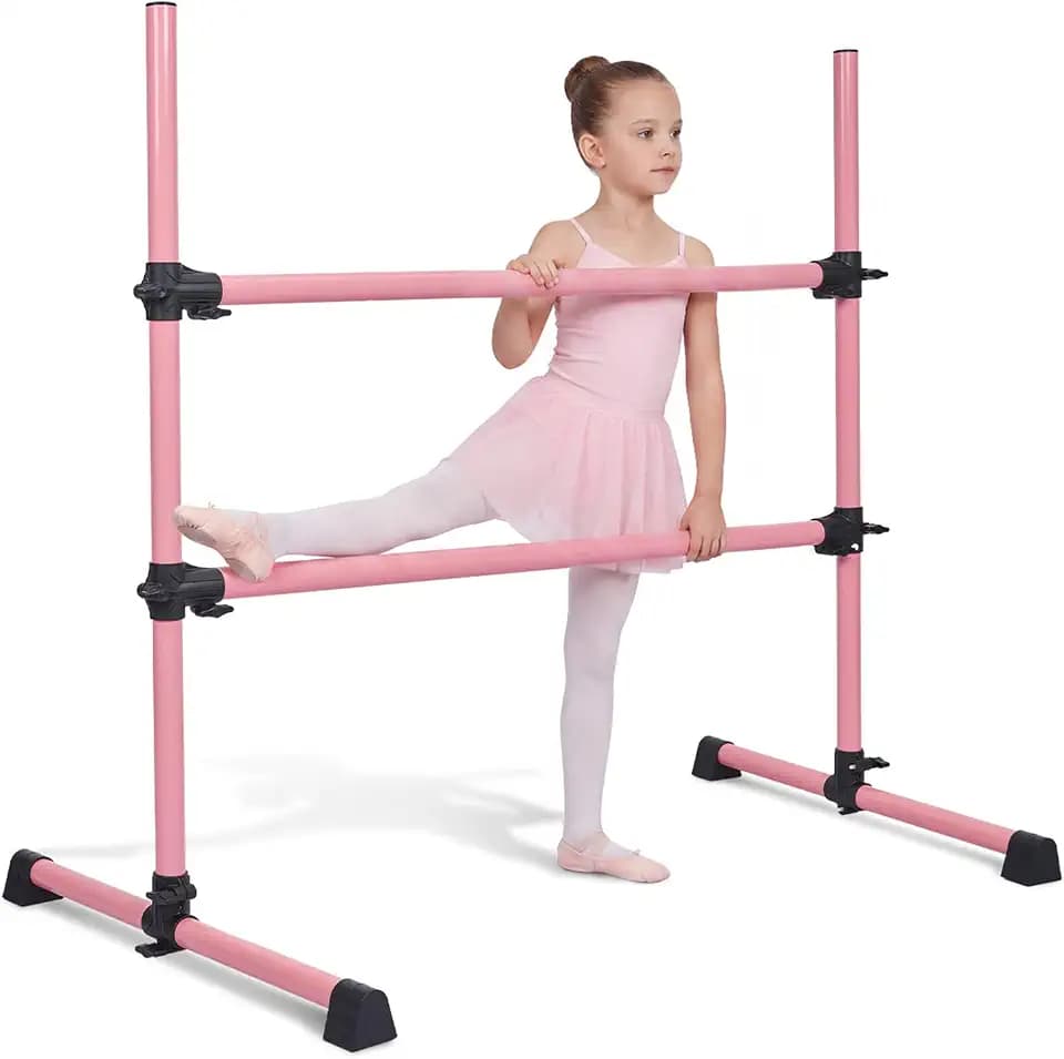 Garvee Ballet Barre 4FT Freestanding Dance Barre for Beginners,Home Practice, Pilates & Stretching
