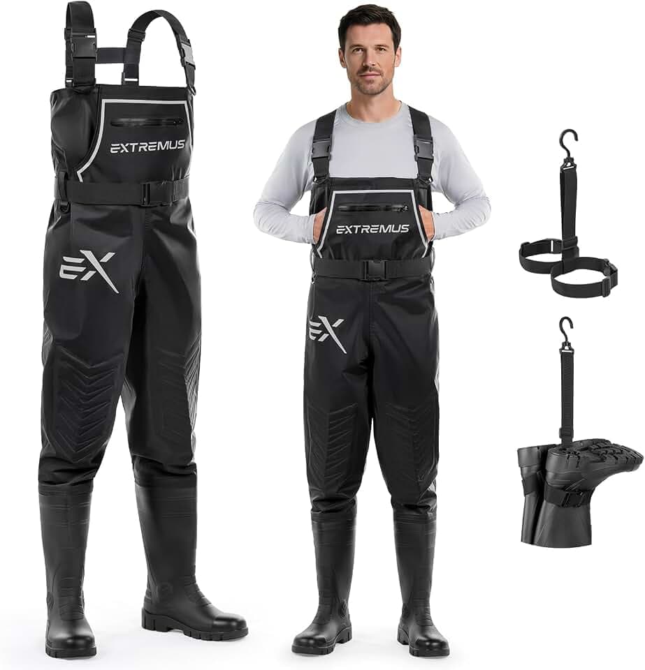 Extremus by KastKing MarshPro Fishing Waders for Men with Boots