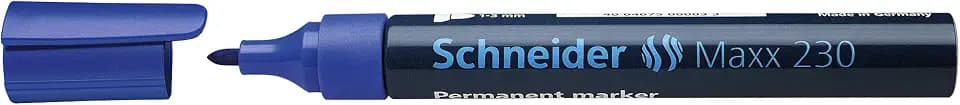 Schneider Schreibgeräte Permanentmarker Maxx 230, nachfüllbar, 1-3 mm, blau
