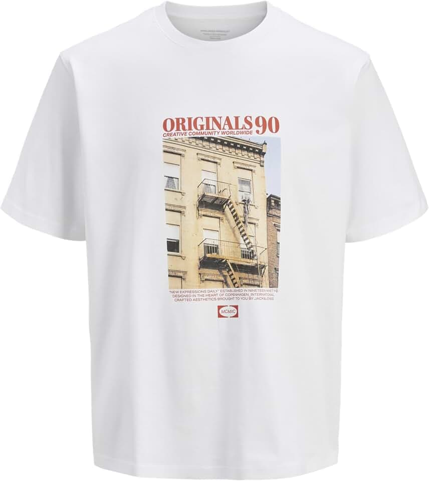 JACK & JONES Jorurban Edge Graphic Tee Ss Cn Ln