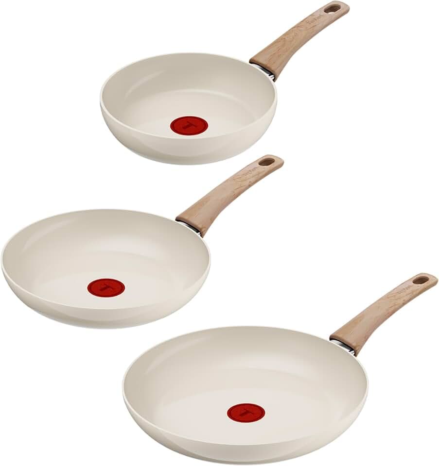 Tefal Reflect On 3-tlg. Pfannen-Set, 20/24/28 cm, für alle Herdarten