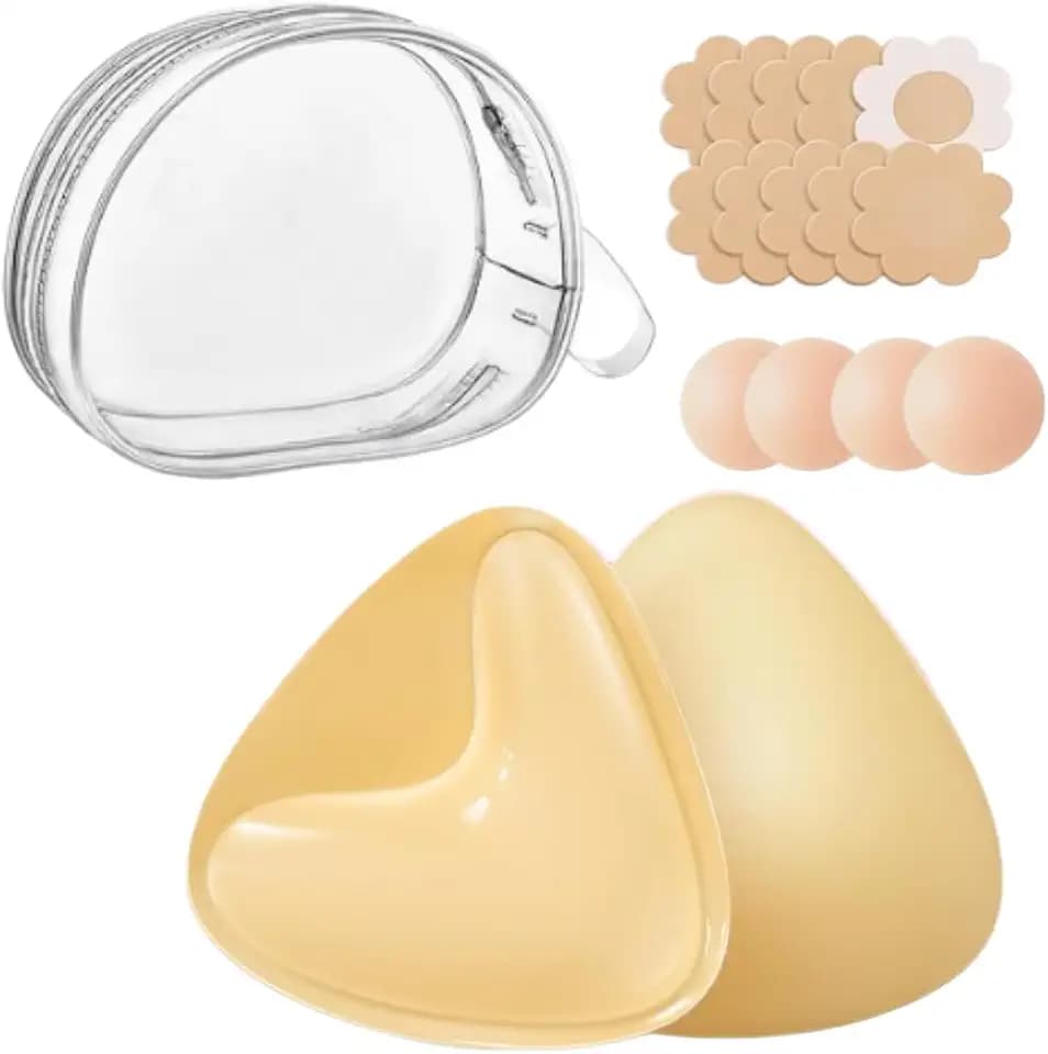 Push Up Pads, Selbstklebende BH Einlagen, Wiederverwendbar, Cup A-D