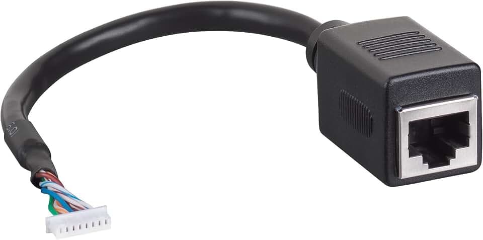 BTICINO, LAN-Zubehör für die Classe 300EOS Video-Innenstelle, erste smarte Wi-Fi-Video-Innenstelle mit integriertem Alexa-Sprachassistenten, Verbindung über RJ45-Ethernet-Kabel, 344844