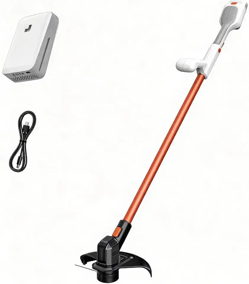 Litheli Cordless Weed Wacker 12 Inch, U20 Handy+ 20V String Trimmer & Weed Eater with 2.0Ah Battery, Grass Trimmer Tools for Garden, Yard and Farm