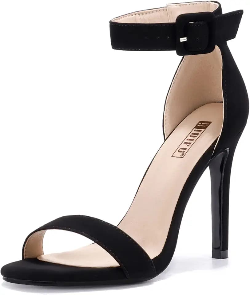 IDIFU IN4 High Heels for Women Dressy Stiletto Open Toe Heeled Sandals