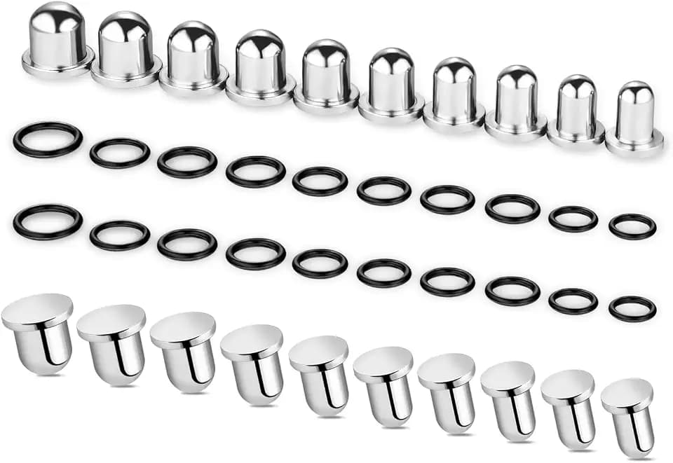 20-26Pcs Ear Stretching Kit 1-7mm/7.5-12mm Surgical Steel Ear Gauge Plugs
