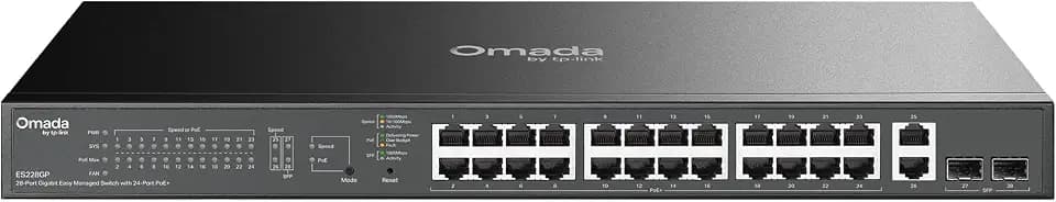 Omada ES228GP, 24 Port Gigabit Easy Managed PoE Switch