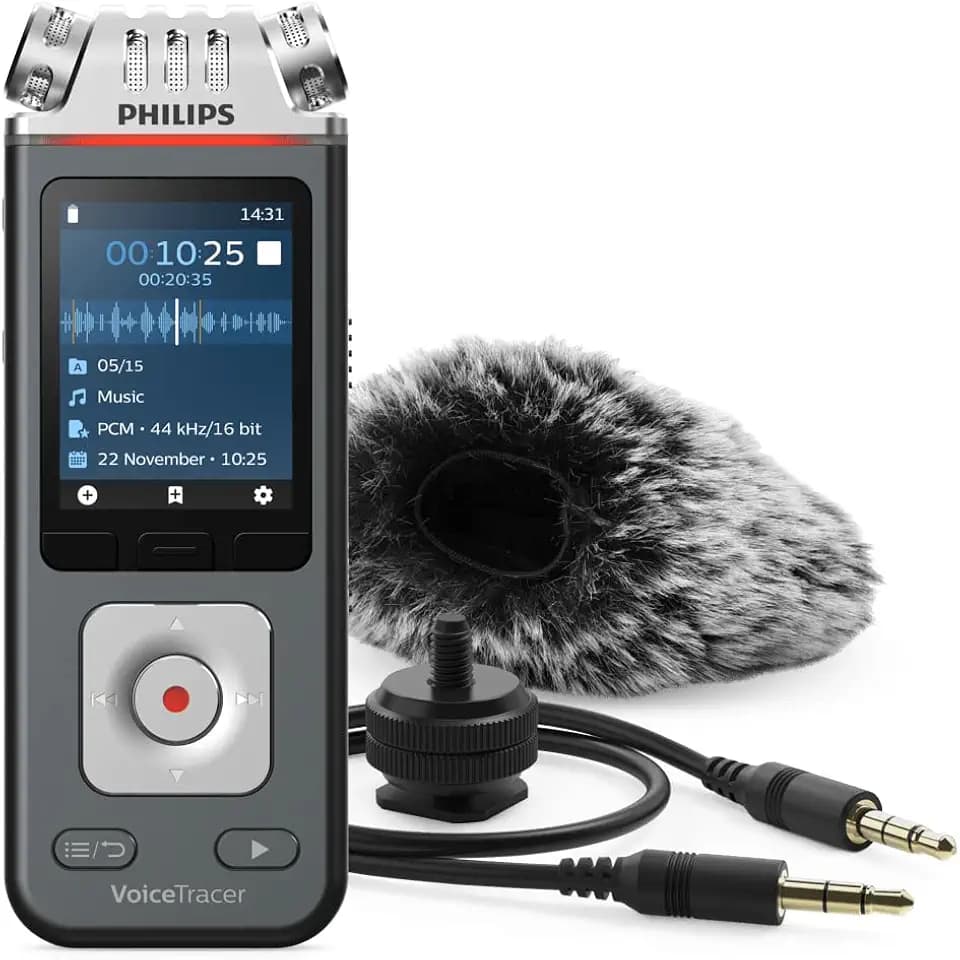 Philips VoiceTracer Audiorecorder Diktiergerät DVT6110, DVT7110