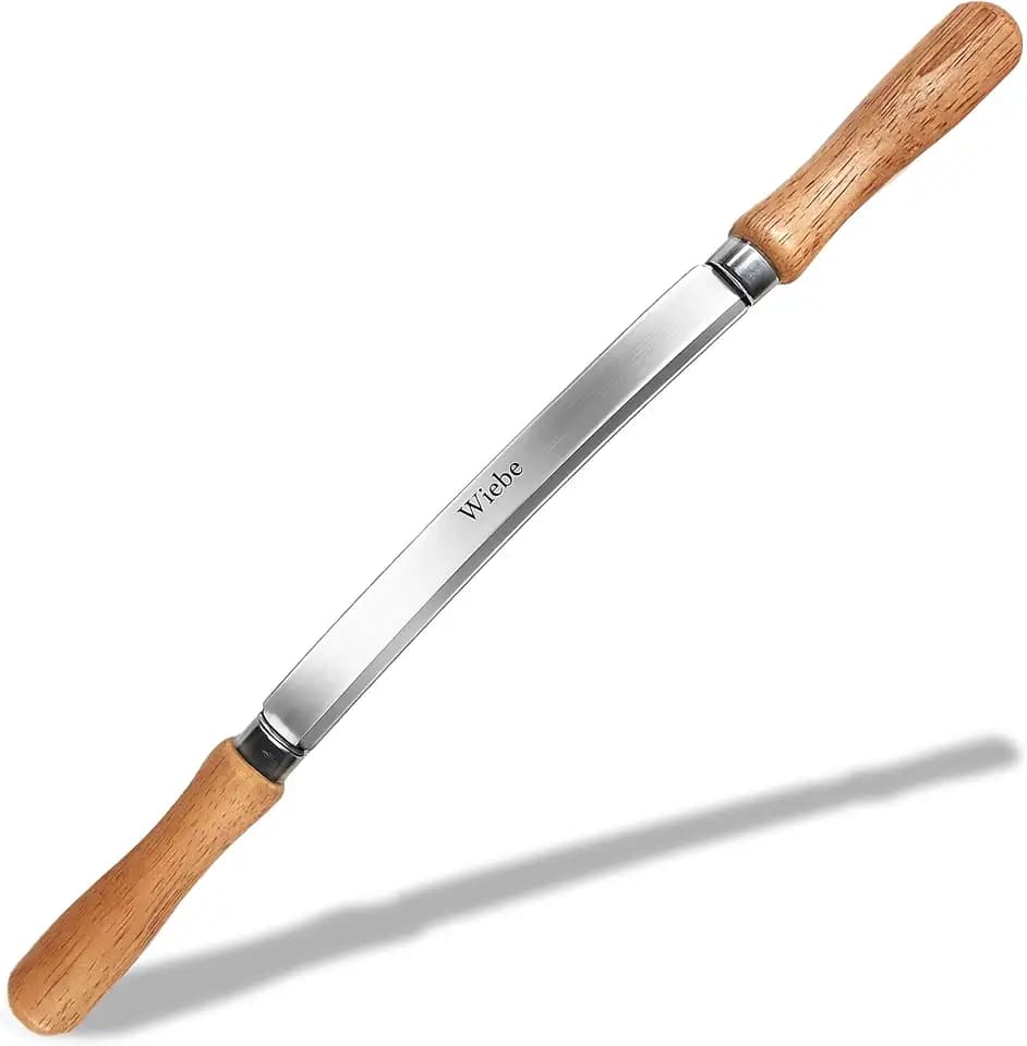 Wiebe Small Game Wood Handled Fleshing Knife