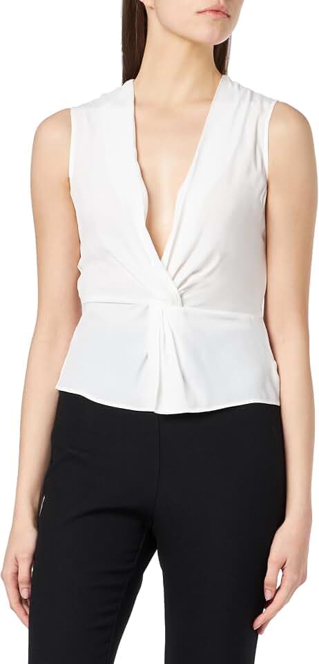 Pinko Damen Top Crepe De Chine Hemd