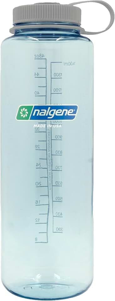 Nalgene 48 oz Wide Mouth Silo Water Bottle, Seafoam