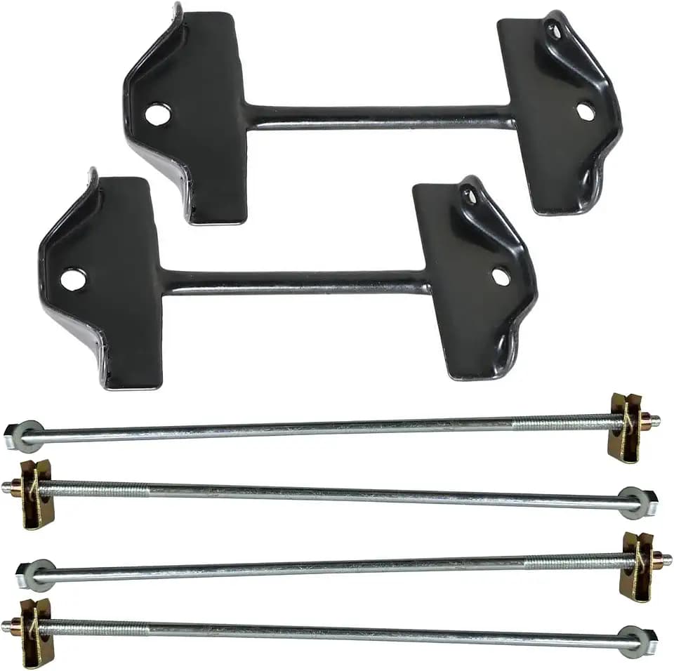55275220 55235142 Battery Hold Down Bracket Bolt and Nut for 1997-2002 Dodge Ram 1500 2500 3500 Pickup