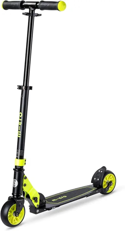 Micro Scooter | Micro Stunt Rocket Kids Scooter | 5+ Years | Boys & Girls | Skatepark Jumps & Tricks | Handlebar Adjustable & Foldable | 360° Steering | 100kg Weight Limit