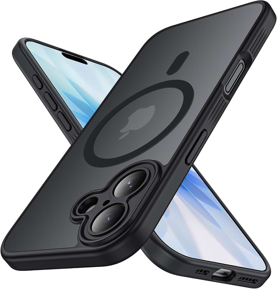 Symcele Designed for iPhone 17 Case, Black