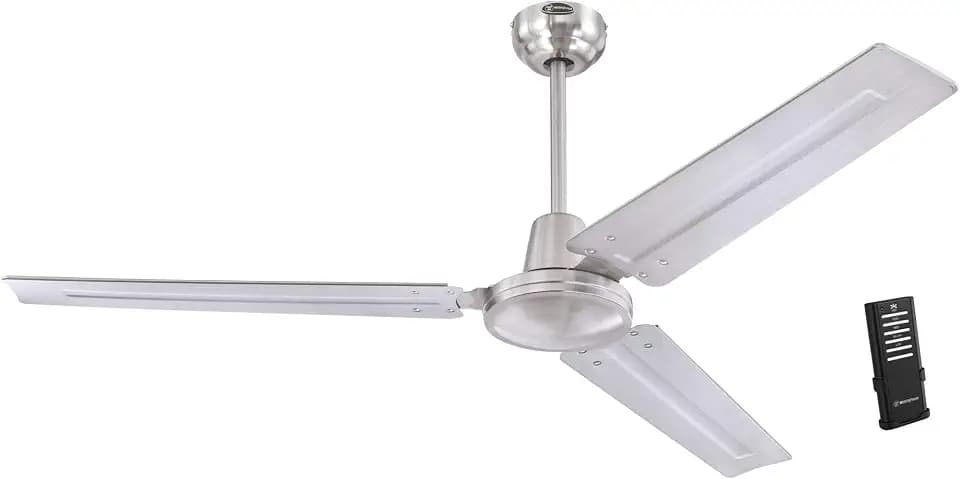 Westinghouse 7238100 Jax Ceiling Fan, 56-Inch, Brushed Nickel