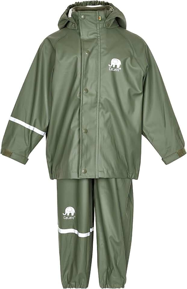 CeLaVi Unisex Baby Zweiteiliger Regenanzug