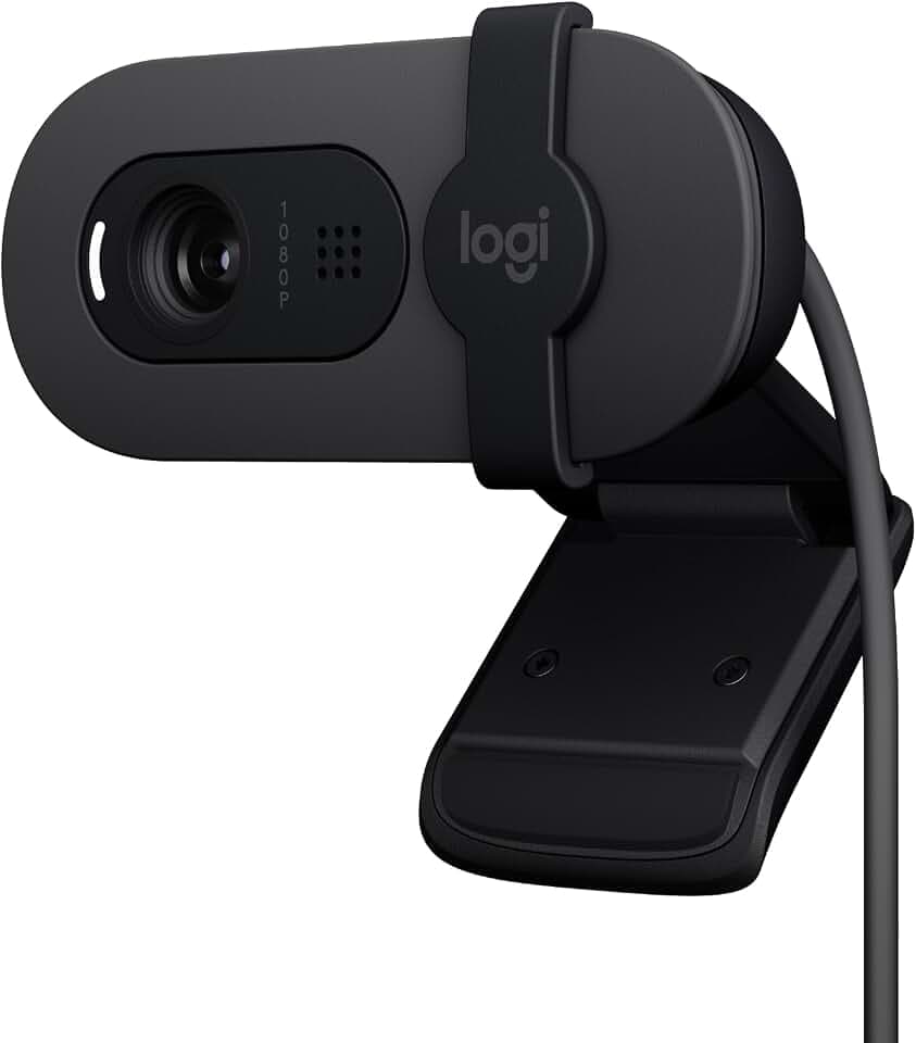 Logitech Brio 100 Full HD-Webcam für Meetings und Streaming