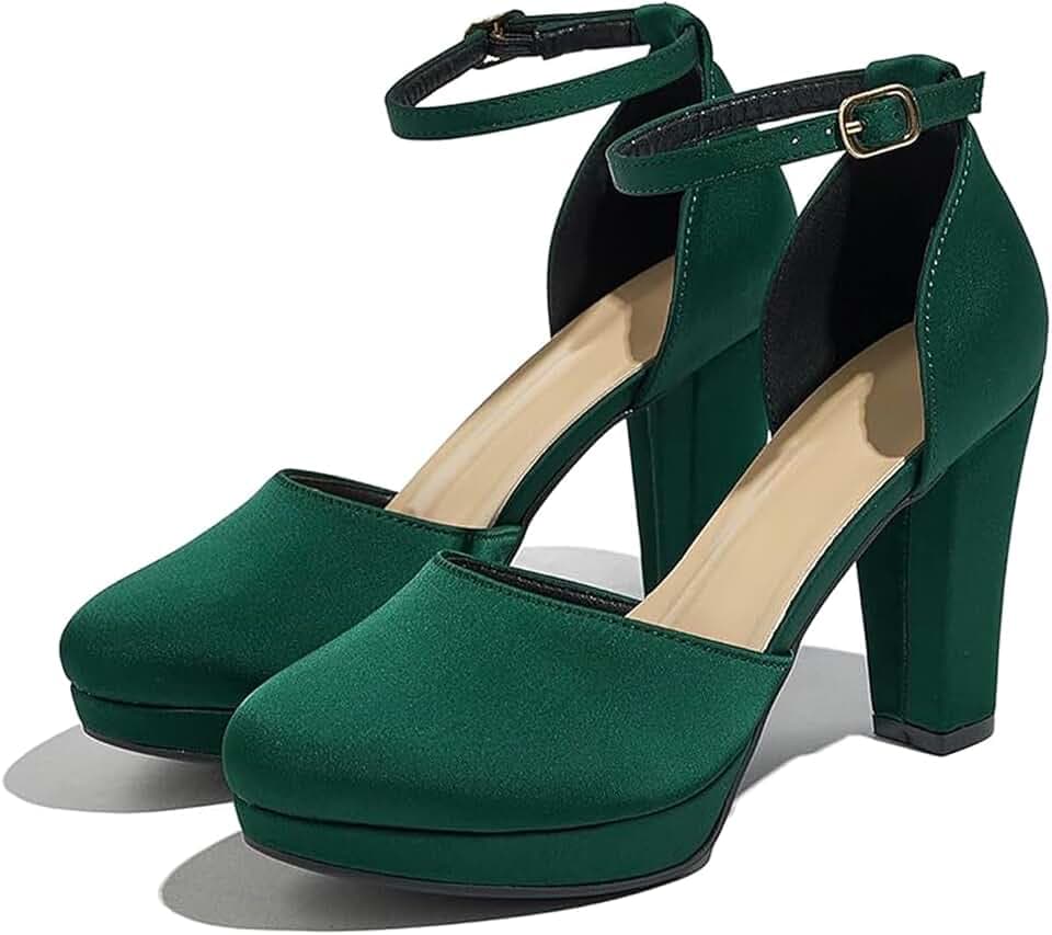 Women's High Block Heels Pumps