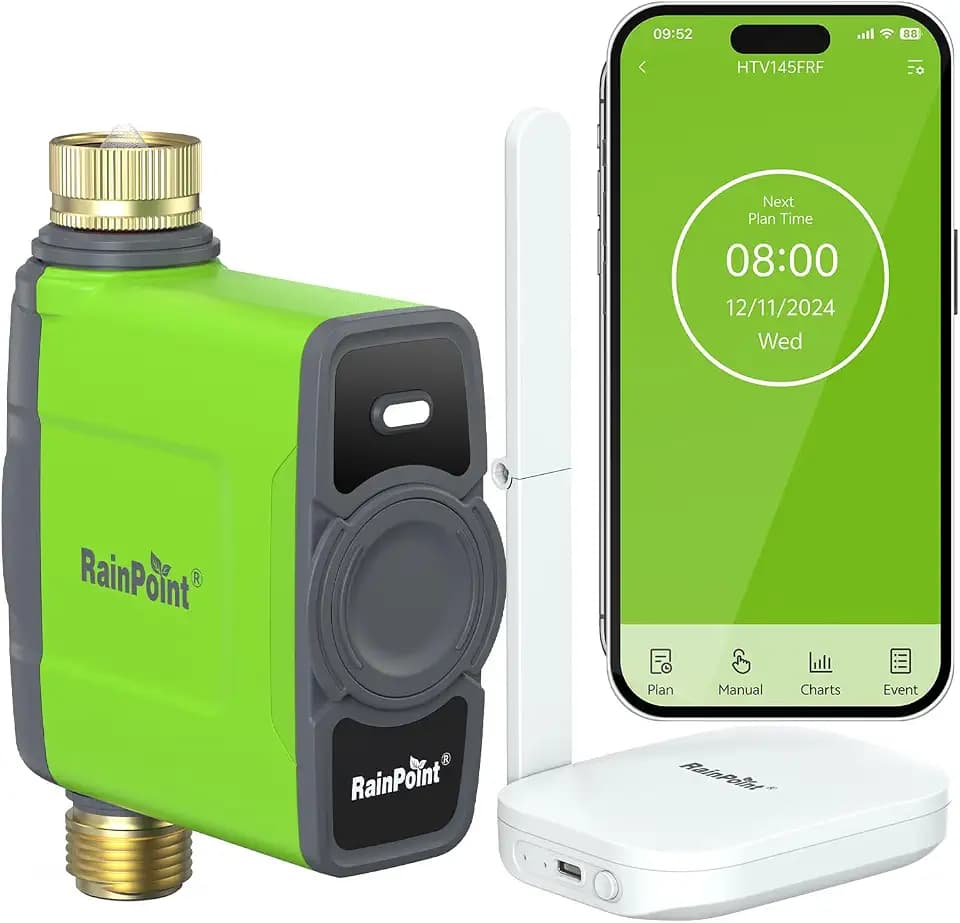 RAINPOINT WiFi Water Timer for Garden Hose, Smart Hose Timer Valve