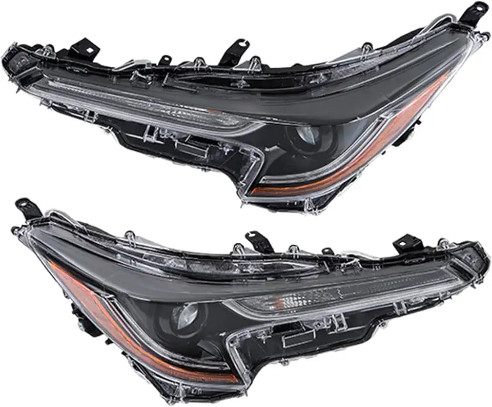 labwork Headlight Assembly Replacement for Toyota Corolla L LE 2023-2024 Headlights Projector Set Driver and Passenger Side 8115002Q70 8111002Q70