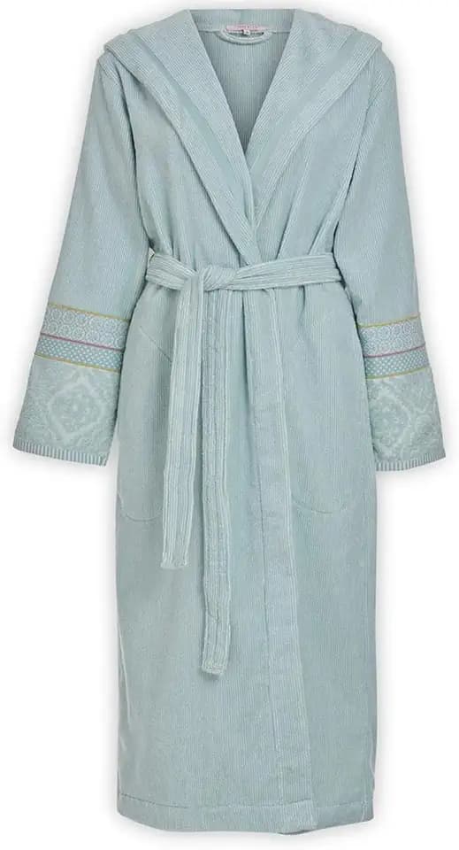 Pip Studio Kapuzen-Bademantel Soft Zellige | Blue - M
