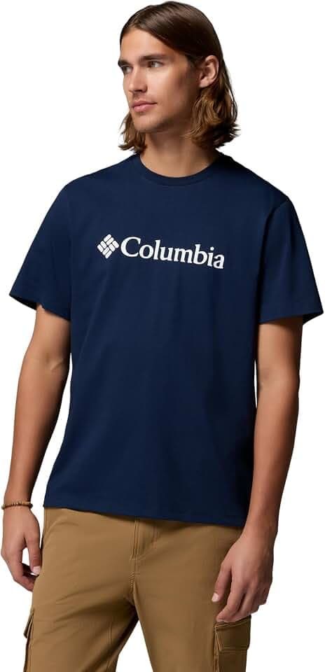 Columbia CSC Basic Logo Tee, Kurzarm T-Shirt für Herren