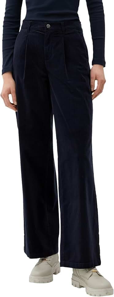 s.Oliver Damen Hosen lang, Blau, 44 EU