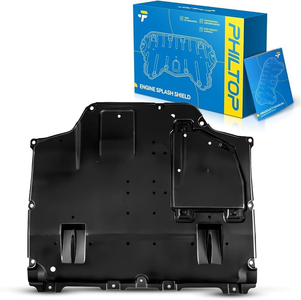 PHILTOP Engine Splash Shield Compatible with 2017-2018 Toyota Prius Prime