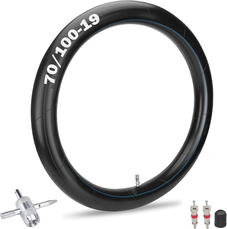 Heavy Duty 70/100-19 80/100-19 2.75/3.00-19 Dirt Bike Inner Tube for Surron Light Bee X UltraBee Talaria Sting R MX3 MX4 MX5 Segway X260 E Ride Pro-SS CRF 100F 150F Dirt Bike Motorcycle Parts (1 Pcs)